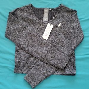 Do You Even (DYE) Gray Crop Top